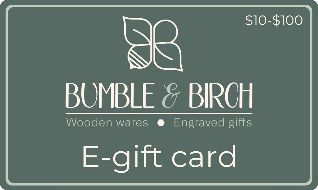 Bumble and Birch e-gift card, between $10-$100